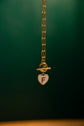 Le collier médaillon coeur avec initiale personnalisable