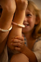 Le bracelet jonc nude rose