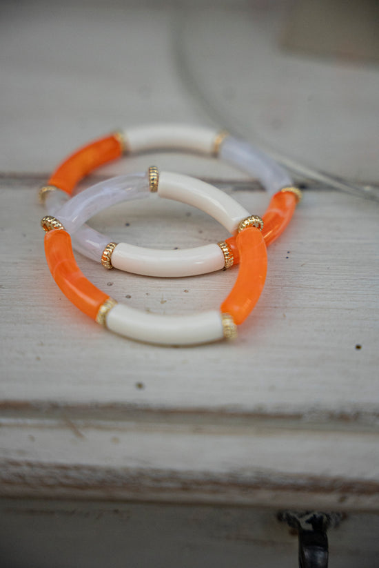 Le bracelet jonc pêche au lait
