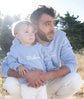 Le sweat bleu pastel des papounets