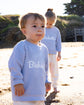 Le sweat bleu pastel des Bichons